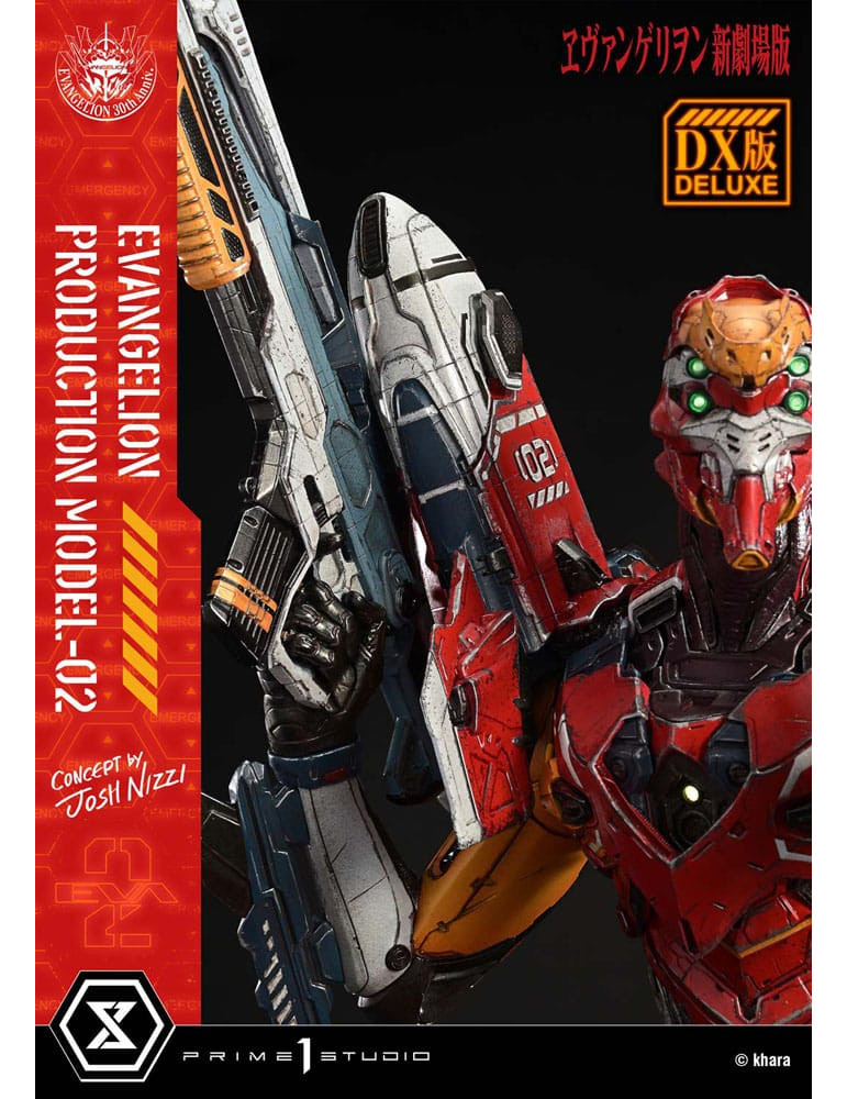 Prime 1 Studio - Rebuild of Evangelion - Figurine UDM Series Evangelion Production Model-02 (Concept By Josh Nizzi)