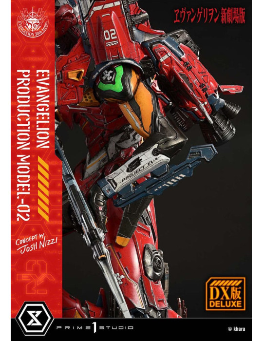 Prime 1 Studio - Rebuild of Evangelion - Figurine UDM Series Evangelion Production Model-02 (Concept By Josh Nizzi)