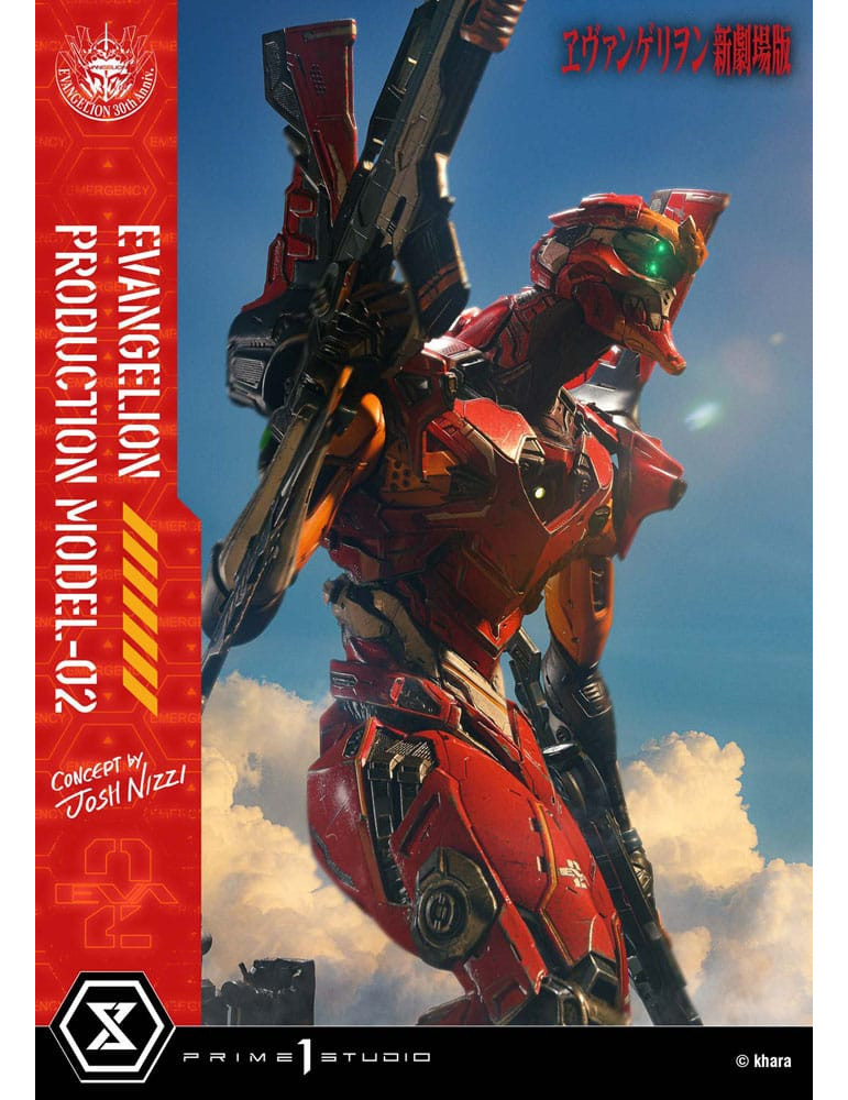 Prime 1 Studio - Rebuild of Evangelion - UDM Series figure Evangelion Production Model-02 (Concept By Josh Nizzi) Deluxe
