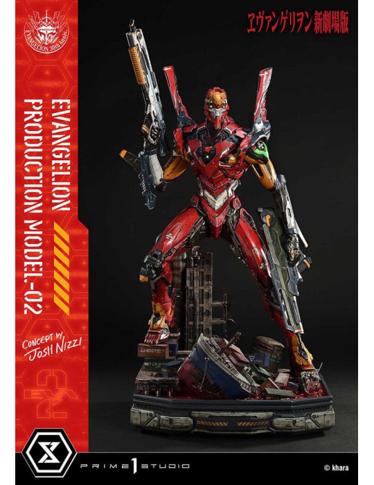 Prime 1 Studio - Rebuild of Evangelion - UDM Series figure Evangelion Production Model-02 (Concept By Josh Nizzi) Deluxe