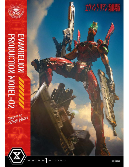 Prime 1 Studio - Rebuild of Evangelion - Figurine UDM Series Evangelion Production Model-02 (Concept By Josh Nizzi)