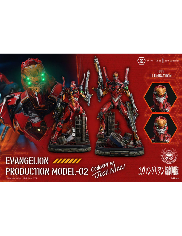 Prime 1 Studio - Rebuild of Evangelion -  UDM Series figure Evangelion Production Model-02 (Concept By Josh Nizzi)