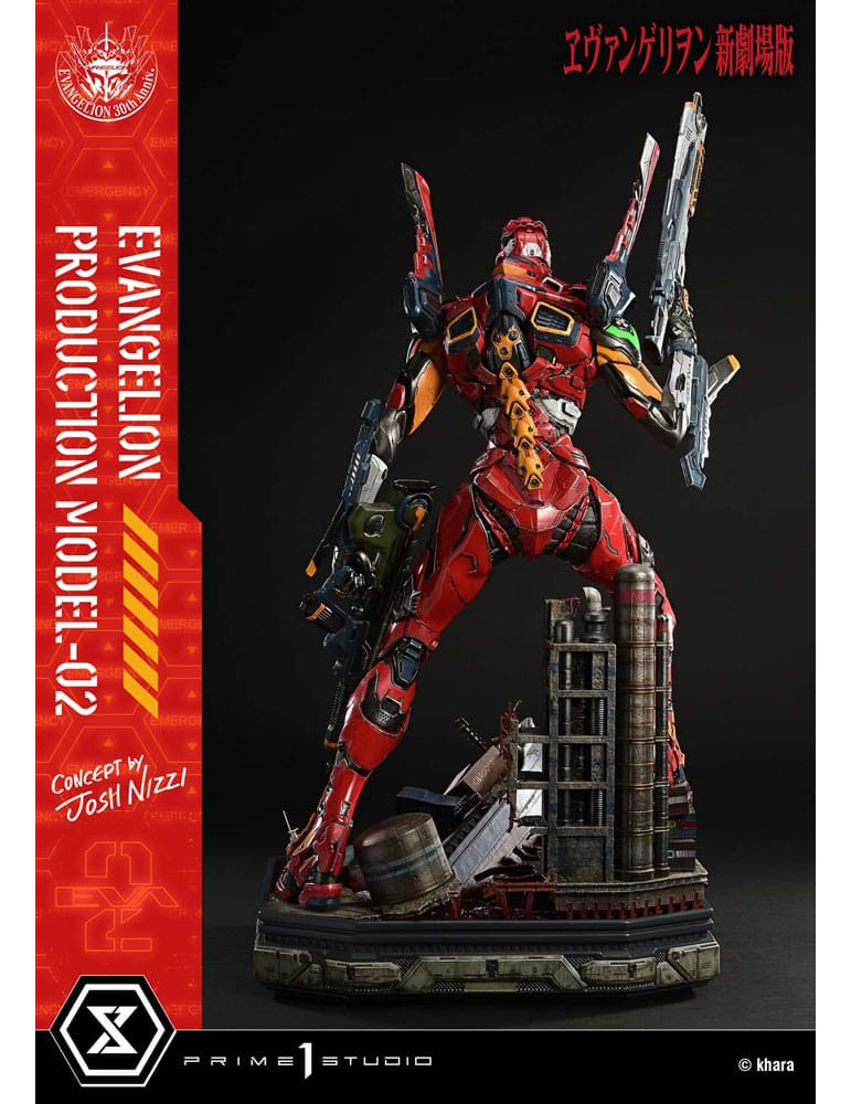 Prime 1 Studio - Rebuild of Evangelion - Figurine UDM Series Evangelion Production Model-02 (Concept By Josh Nizzi)