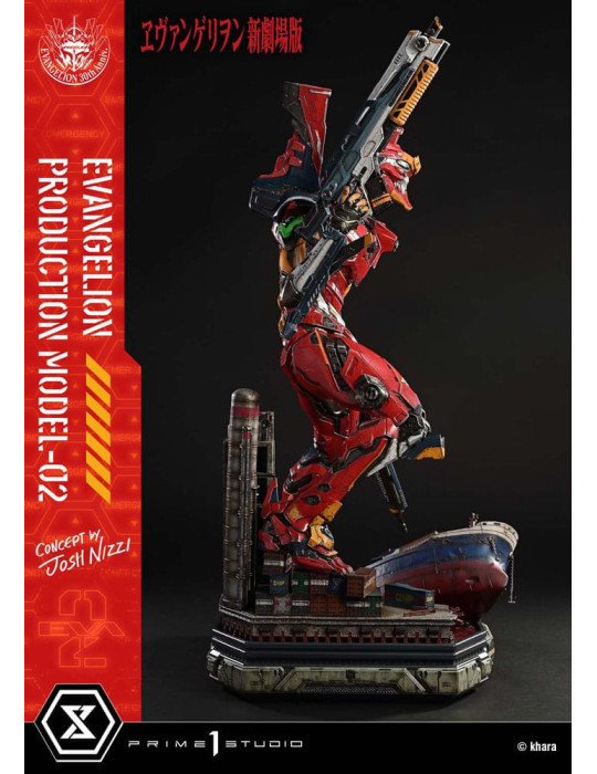 Prime 1 Studio - Rebuild of Evangelion - Figurine UDM Series Evangelion Production Model-02 (Concept By Josh Nizzi)