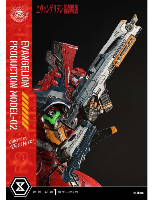 Prime 1 Studio - Rebuild of Evangelion - Figurine UDM Series Evangelion Production Model-02 (Concept By Josh Nizzi)
