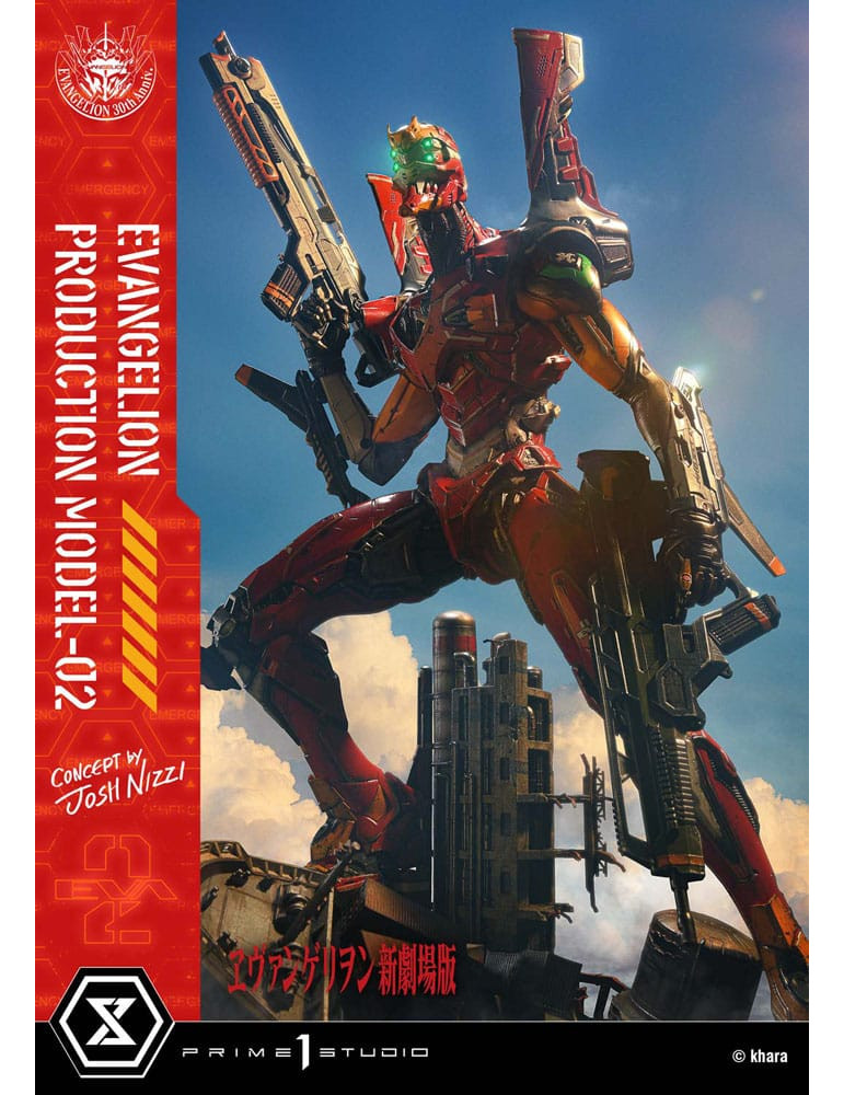 Prime 1 Studio - Rebuild of Evangelion - Figurine UDM Series Evangelion Production Model-02 (Concept By Josh Nizzi)