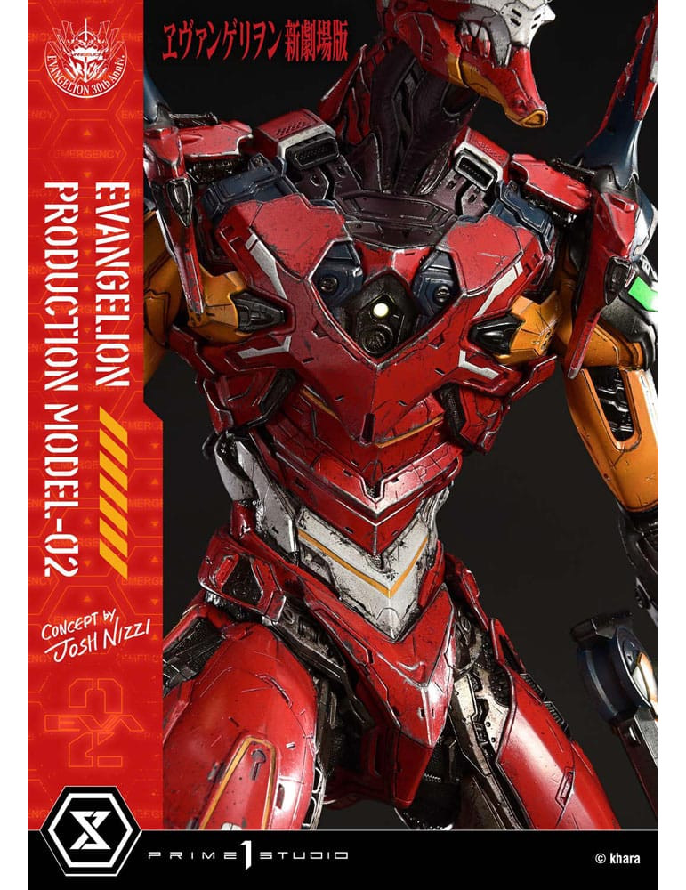Prime 1 Studio - Rebuild of Evangelion - Figurine UDM Series Evangelion Production Model-02 (Concept By Josh Nizzi)