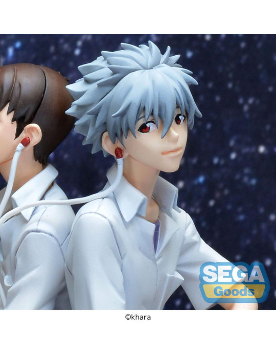 Sega - Rebuild of Evangelion - Figurine Luminasta Shinji & Kaworu Evangelion: New Theatrical Edition Kaworu Ver.