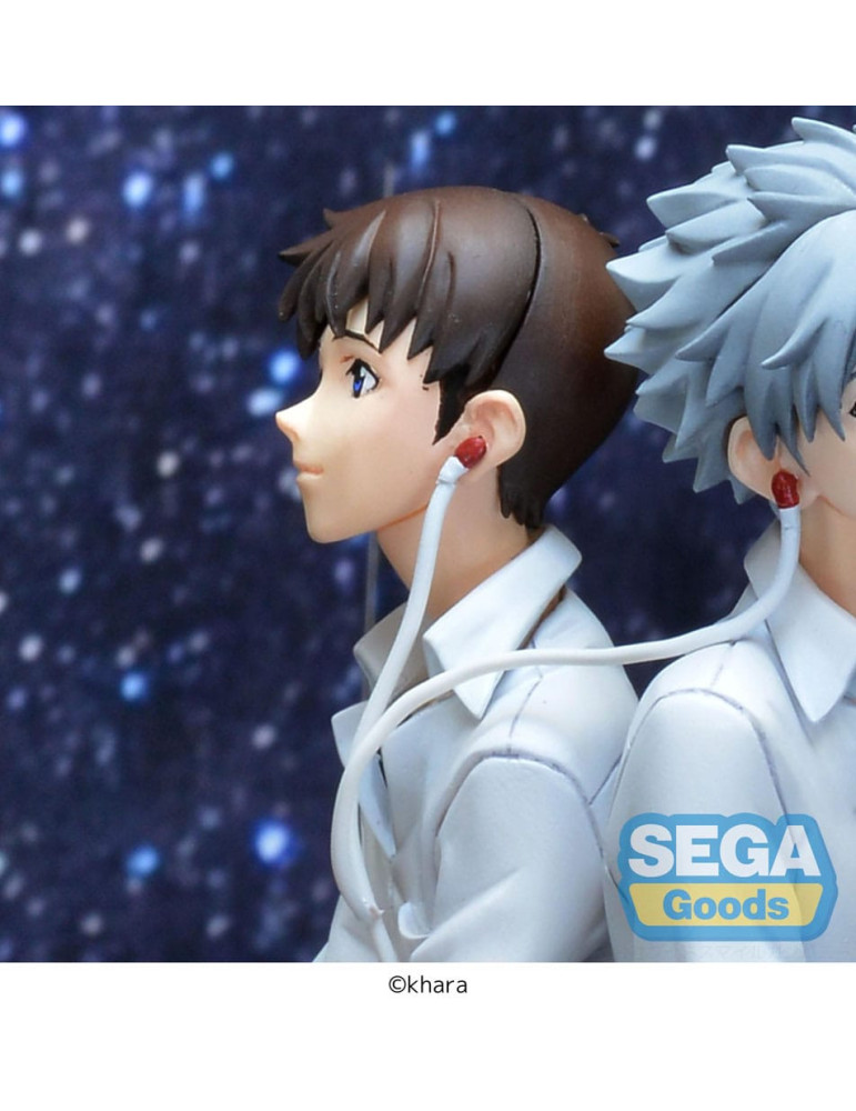 Sega - Rebuild of Evangelion - Luminasta figure Shinji & Kaworu Evangelion: New Theatrical Edition Shinji Ver.