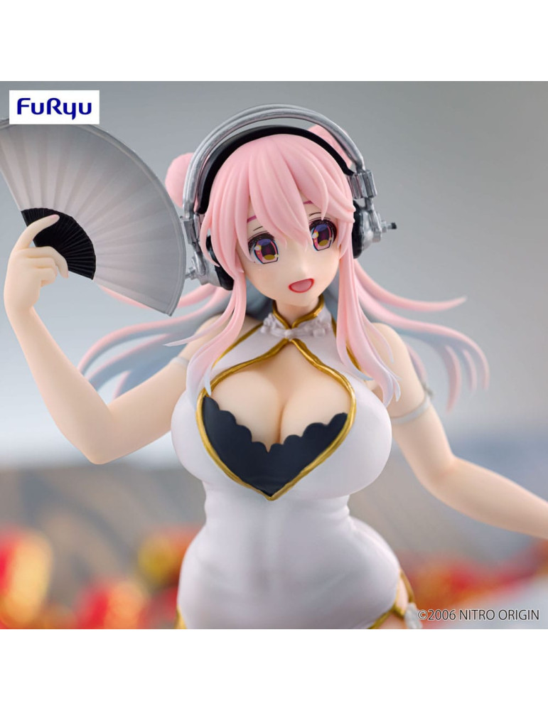 Furyu - Super Sonico - Trio-Try-iT figure White China Dress Ver.