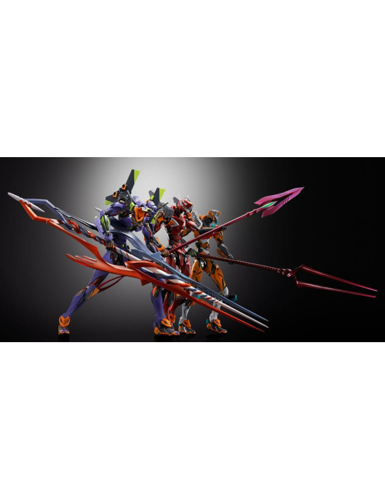 Bandai - Neon Genesis Evangelion - Figurine Diecast Metal Build Eva Test Type-00/00 30th with the Spear of Longinus