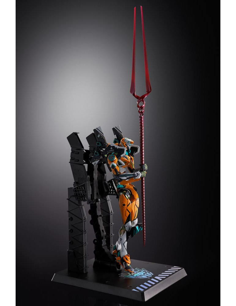 Bandai - Neon Genesis Evangelion - Figurine Diecast Metal Build Eva Test Type-00/00 30th with the Spear of Longinus