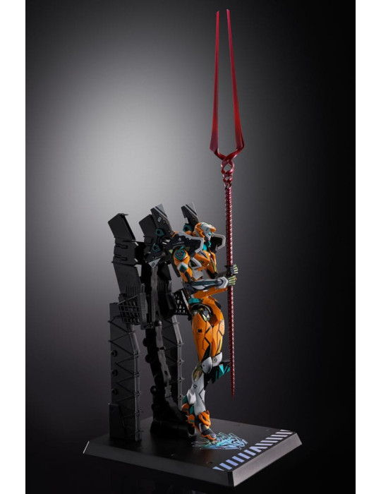 Bandai - Neon Genesis Evangelion - Figurine Diecast Metal Build Eva Test Type-00/00 30th with the Spear of Longinus