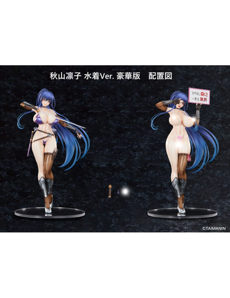 Pure - Taimanin RPGX - figure Rinko Akiyama Swimsuit Ver. DX Edition