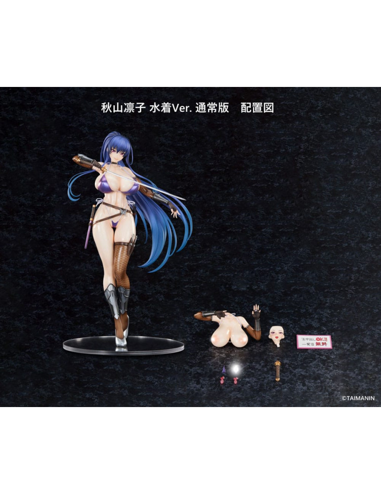 Pure - Taimanin RPGX - figure Rinko Akiyama Swimsuit Ver.
