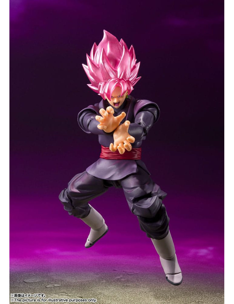 Bandai - Dragon Ball Super - figurine S.H. Figuarts Goku Black - Super Saiyan Rose Reissue