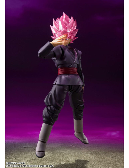 Bandai - Dragon Ball Super - figurine S.H. Figuarts Goku Black - Super Saiyan Rose Reissue