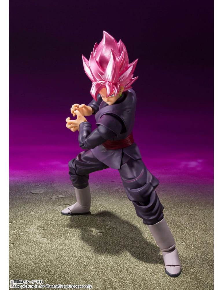 Bandai - Dragon Ball Super - figurine S.H. Figuarts Goku Black - Super Saiyan Rose Reissue