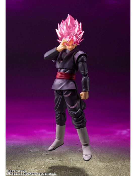 Bandai - Dragon Ball Super - figurine S.H. Figuarts Goku Black - Super Saiyan Rose Reissue