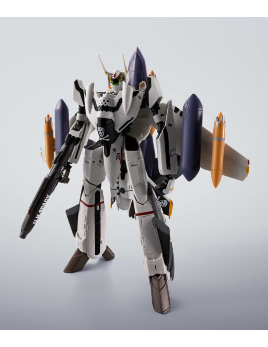 Bandai - Macross - figure Hi-Metal R Chogokin VF-0S Phoenix (Roy Focker Use) & QF-2200D-B Ghost Set