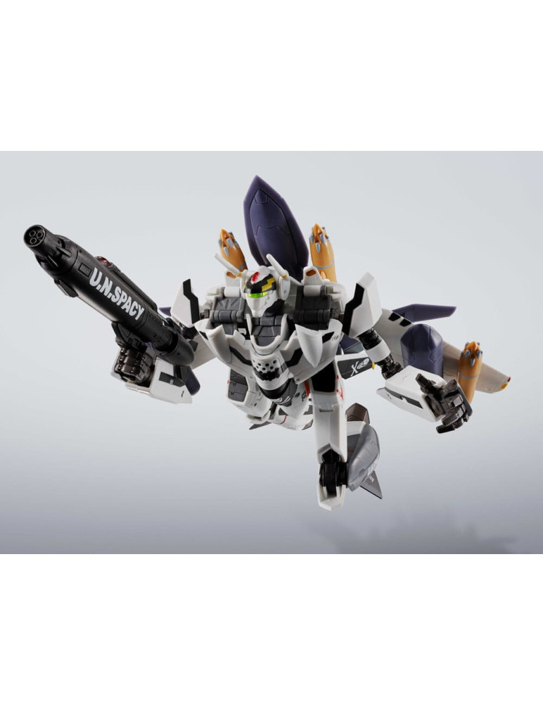 Bandai - Macross - figurine Hi-Metal R Chogokin VF-0S Phoenix (Roy Focker Use) & QF-2200D-B Ghost Set