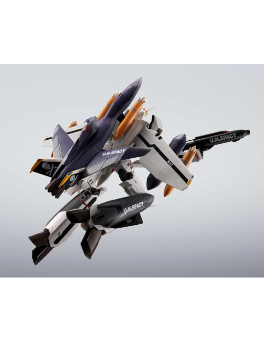 Bandai - Macross - figurine Hi-Metal R Chogokin VF-0S Phoenix (Roy Focker Use) & QF-2200D-B Ghost Set