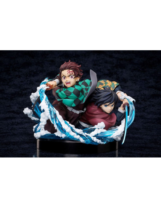 Aniplex - Demon Slayer: Kimetsu no Yaiba - figurine Tanjiro & Giyuu