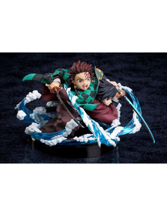 Aniplex - Demon Slayer: Kimetsu no Yaiba - figurine Tanjiro & Giyuu