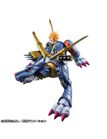 Megahouse - Digimon Adventure - figurine Metal Garurumon & Ishida Yamato 2