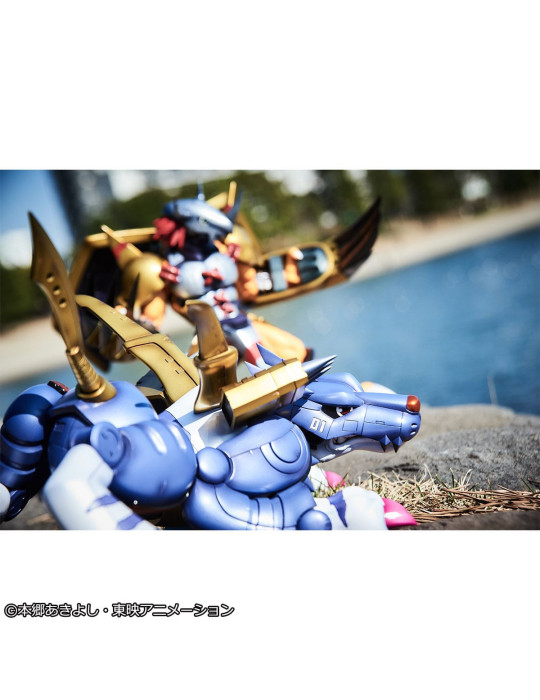 Megahouse - Digimon Adventure - figure Metal Garurumon & Ishida Yamato