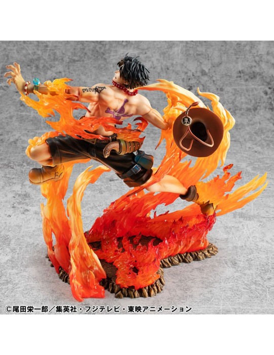 Megahouse - One Piece - figurine P.O.P. NEO-Maximum Portgas D. Ace 15th Anniversary Super Limited Reprint Ver.