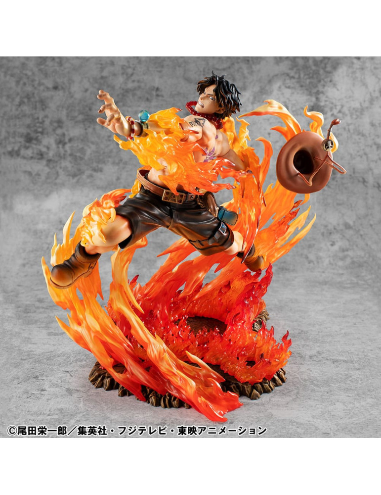 Megahouse - One Piece - figurine P.O.P. NEO-Maximum Portgas D. Ace 15th Anniversary Super Limited Reprint Ver.