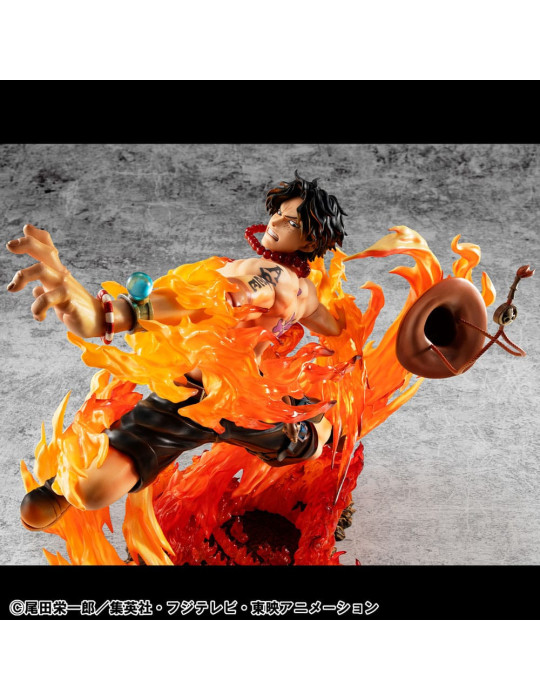 Megahouse - One Piece - figurine P.O.P. NEO-Maximum Portgas D. Ace 15th Anniversary Super Limited Reprint Ver.