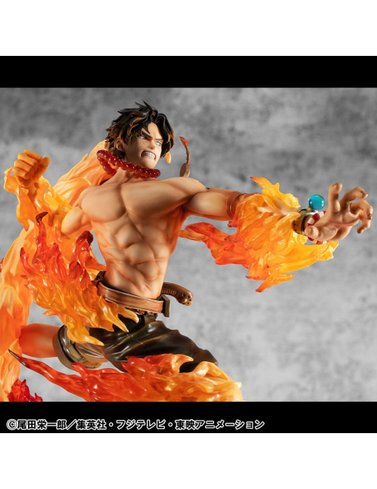 Megahouse - One Piece - figurine P.O.P. NEO-Maximum Portgas D. Ace 15th Anniversary Super Limited Reprint Ver.