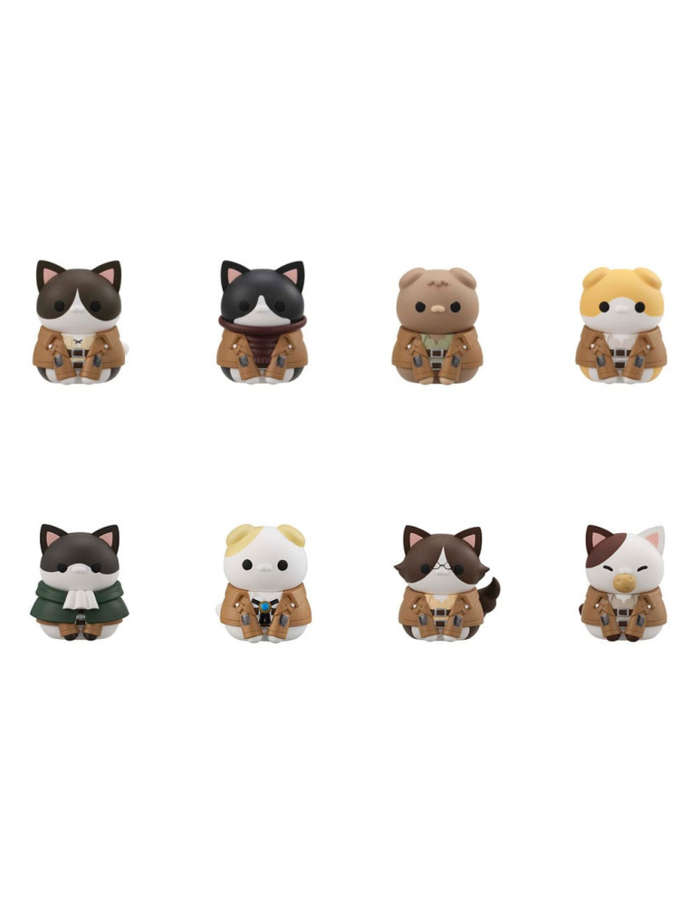 Megahouse - Attack on Titan Mega Cat Project Attack on Tinyan figures Gathering Scout Regiment danyan!