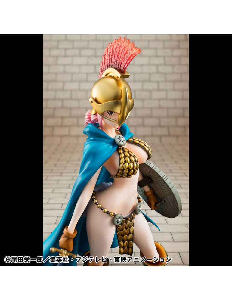 Megahouse - One Piece - figurine P.O.P. Gladiator Rebecca Sailing Again Super Limited Reprint Ver.