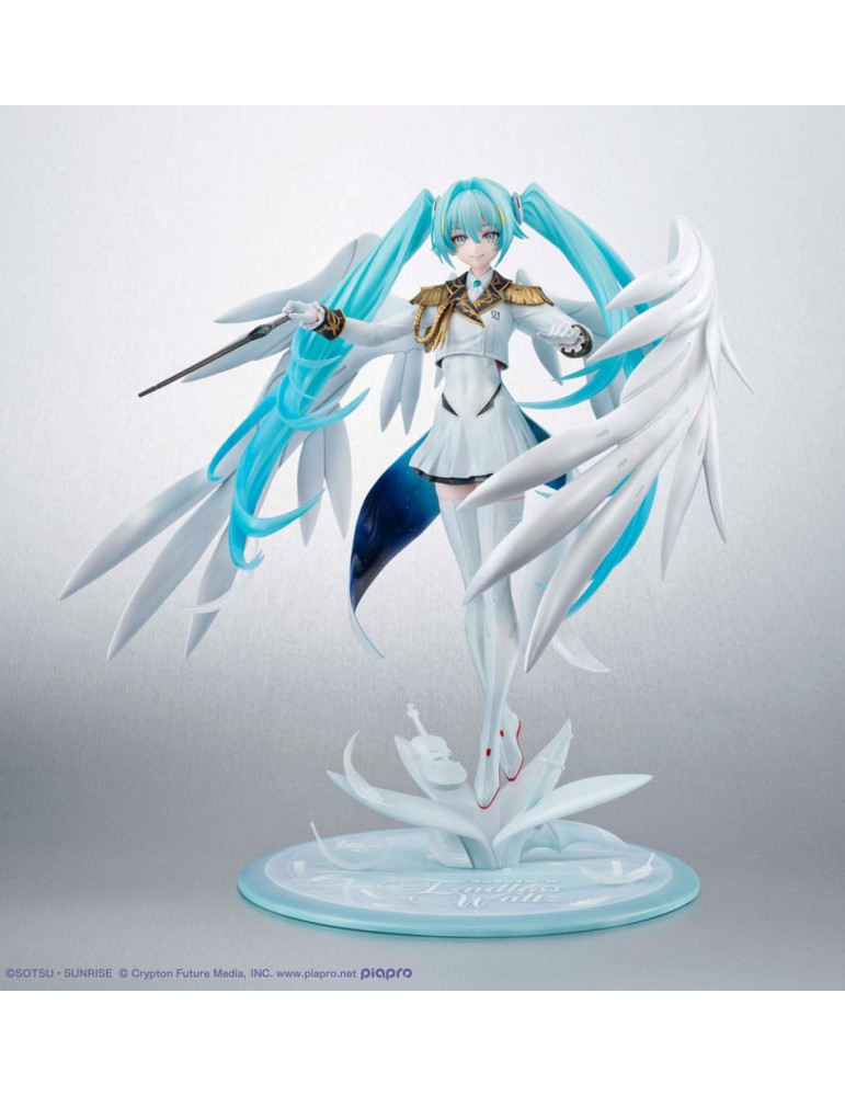 Megahouse - Mobile Suit Gundam x Hatsune Miku - figurine Lucrea Hatsune Miku x Wing Gundam Zero EW 45th Anniversary
