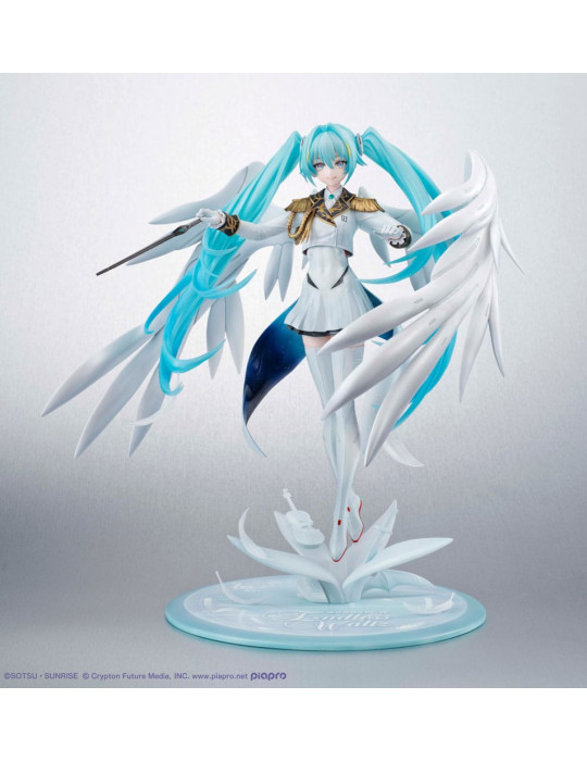 Megahouse - Mobile Suit Gundam x Hatsune Miku - figurine Lucrea Hatsune Miku x Wing Gundam Zero EW 45th Anniversary