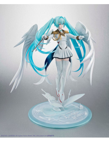 Megahouse - Mobile Suit Gundam x Hatsune Miku - figurine Lucrea Hatsune Miku x Wing Gundam Zero EW 45th Anniversary 2