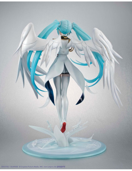 Megahouse - Mobile Suit Gundam x Hatsune Miku - figurine Lucrea Hatsune Miku x Wing Gundam Zero EW 45th Anniversary