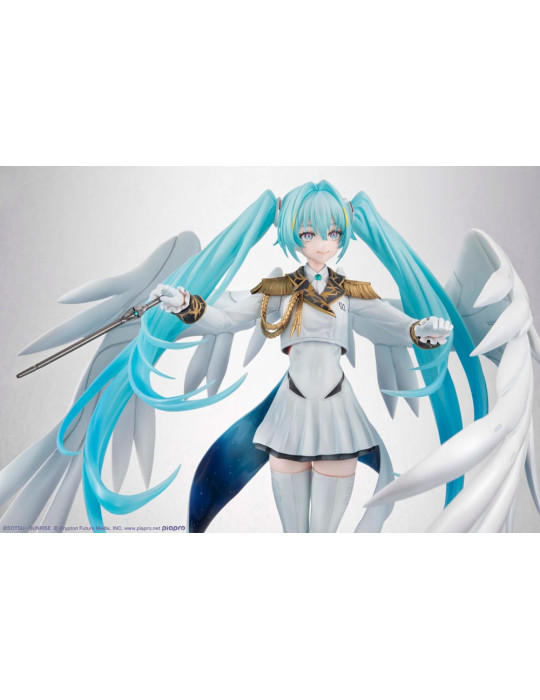 Megahouse - Mobile Suit Gundam x Hatsune Miku - figure Lucrea Hatsune Miku x Wing Gundam Zero EW 45th Anniversary