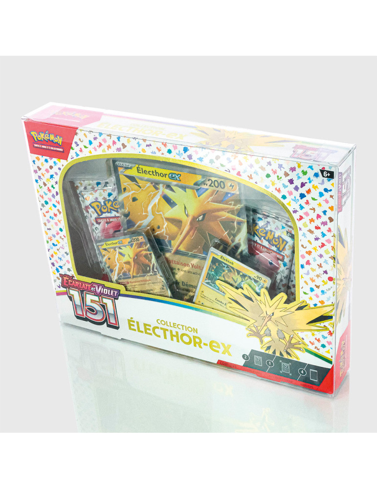 PHOENIX SHIELD Boîte Crystal pour coffret 4 Boosters Pokemon