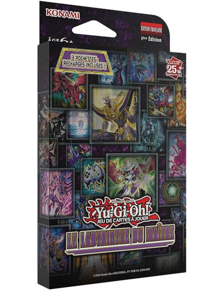 Yu-Gi-Oh! Pack de 3 Boosters Le Labyrinthe du Maître (FR)