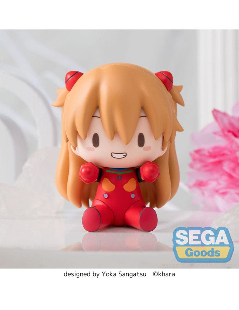 Sega - Evangelion: New Theatrical Edition - figure Fuwa Petit Chibi Asuka Plug Suit