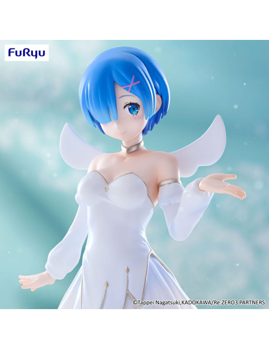 Furyu - Re:Zero - Starting Life in Another World - Figurine BiCute Pure Rem Little Wings