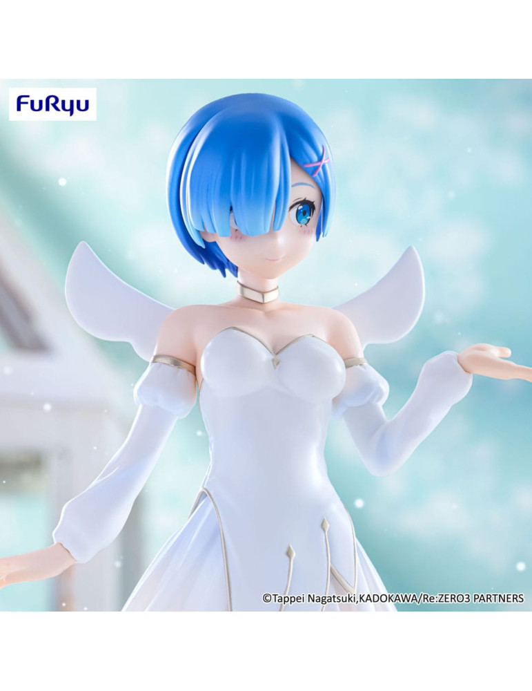 Furyu - Re:Zero - Starting Life in Another World - Figurine BiCute Pure Rem Little Wings