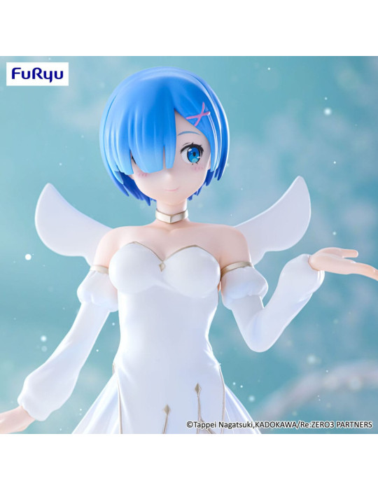Furyu - Re:Zero - Starting Life in Another World - Figurine BiCute Pure Rem Little Wings