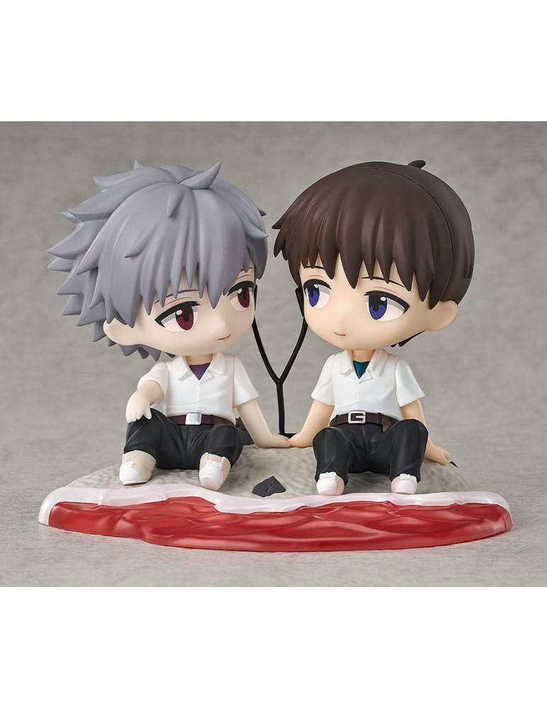 Good Smile Company - Rebuild of Evangelion - Chibi Figure Shinji Ikari & Kaworu Nagisa