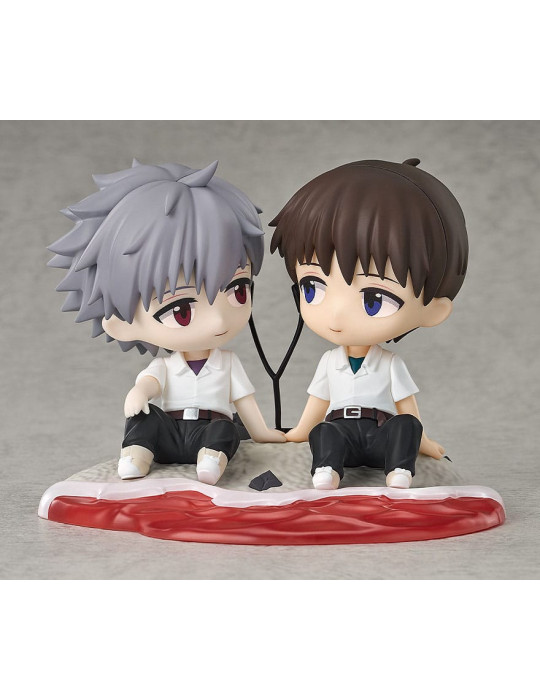 Good Smile Company - Rebuild of Evangelion - Figurine Chibi Shinji Ikari & Kaworu Nagisa