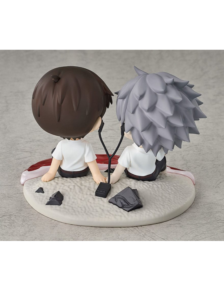 Good Smile Company - Rebuild of Evangelion - Figurine Chibi Shinji Ikari & Kaworu Nagisa